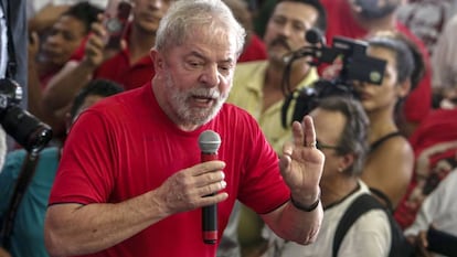 Luiz Inácio Lula da Silva, em um ato público há uma semana.