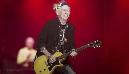 Keith Richards, anoche. 