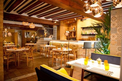 Comedor del restaurante valenciano Macel-lum.