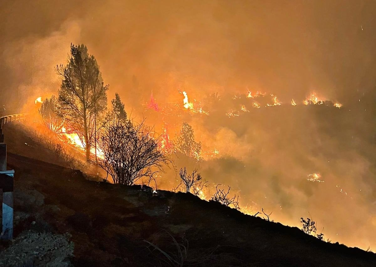 El incendio de Guadalajara ya ha arrasado 26.000 hectáreas y desplaza a 1.200 personas