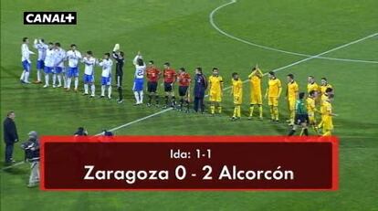 Zaragoza 0 - Alcorcón 2