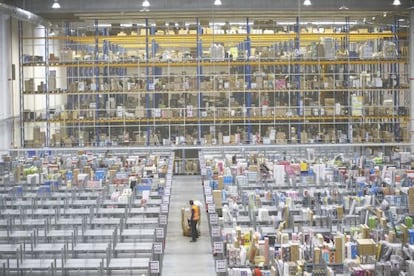 Amazon's warehouse in san Fernando de Henares (Madrid).