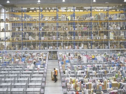 Amazon's warehouse in san Fernando de Henares (Madrid).