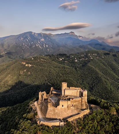 Imagen actual del castillo de Montsoriu.