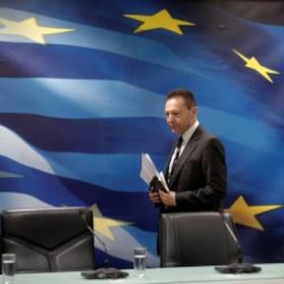 El ministro griego de Finanzas, Yannis Stournaras