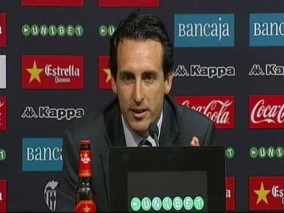 Emery: "No está en mis manos seguir en el Valencia"