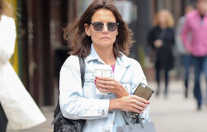 La actriz Katie Holmes.