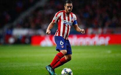 Koke, ante el Leverkusen.