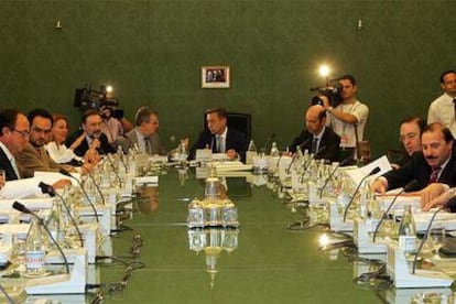 Reunión de ayer de la comisión parlamentaria que investiga los atentados terroristas del 11 de marzo de 2004.