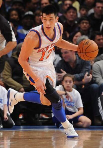 Jeremy Lin, durante el partido ante los Kings.