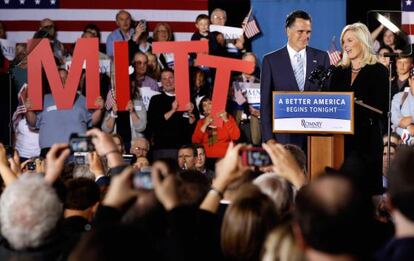 El candidato republicano Mitt Romney, esta semana en Manchester, New Hampshire.