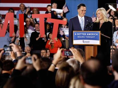 El candidato republicano Mitt Romney, esta semana en Manchester, New Hampshire.