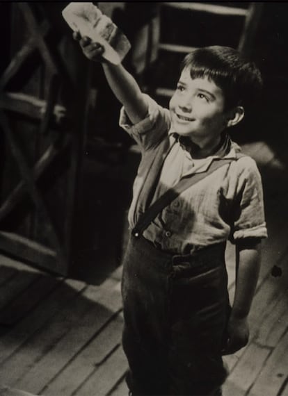 Pablito Calvo, en una imagen de Marcelino pan y vino (1955), de Ladislao Wajda