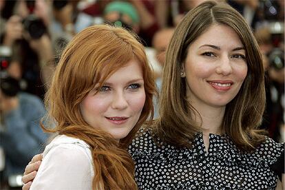 Sofia Coppola y Kirsten Dunst en la presentacin de <i>Mara Antonieta</i>.