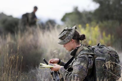 Una soldado del Mando de Operaciones Especiales (MOE), en una imagen de archivo.