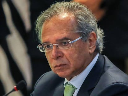 O ministro da Economia de Bolsonaro, Paulo Guedes.