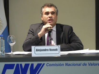 El extitular del Banco Central argentino, Alejandro Vanoli.