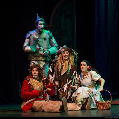 Un momento de 'El mago de Oz', una producción propia del teatro Sanpol,