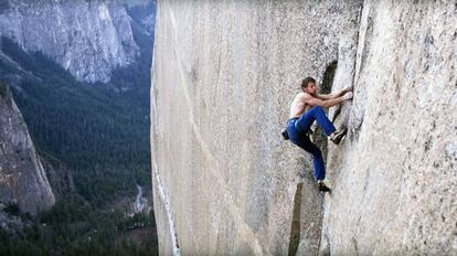 Tommy Caldwell, no documentário 'The Push'.