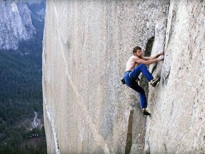 Tommy Caldwell, no documentário 'The Push'.