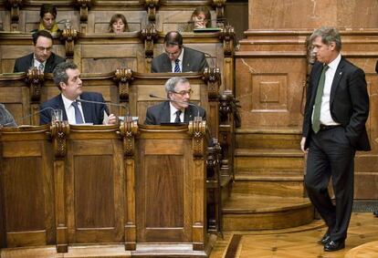 Alberto Fernández Díaz, en el último pleno del año del Ayuntamiento de Barcelona.