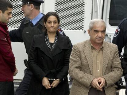 Los Shafia entran en el tribunal de Kingston, Ontario, la semana pasada. 