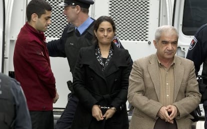 Los Shafia entran en el tribunal de Kingston, Ontario, la semana pasada.