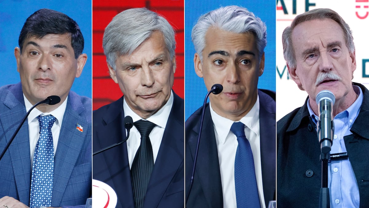Candidatos menos favorecidos en las elecciones presidenciales chilenas