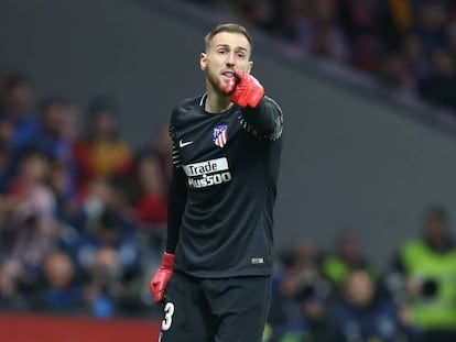 Jan Oblak, contra el Real Madrid.