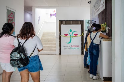 Centro de Justicia para las Mujeres de Campeche, el 7 de agosto.