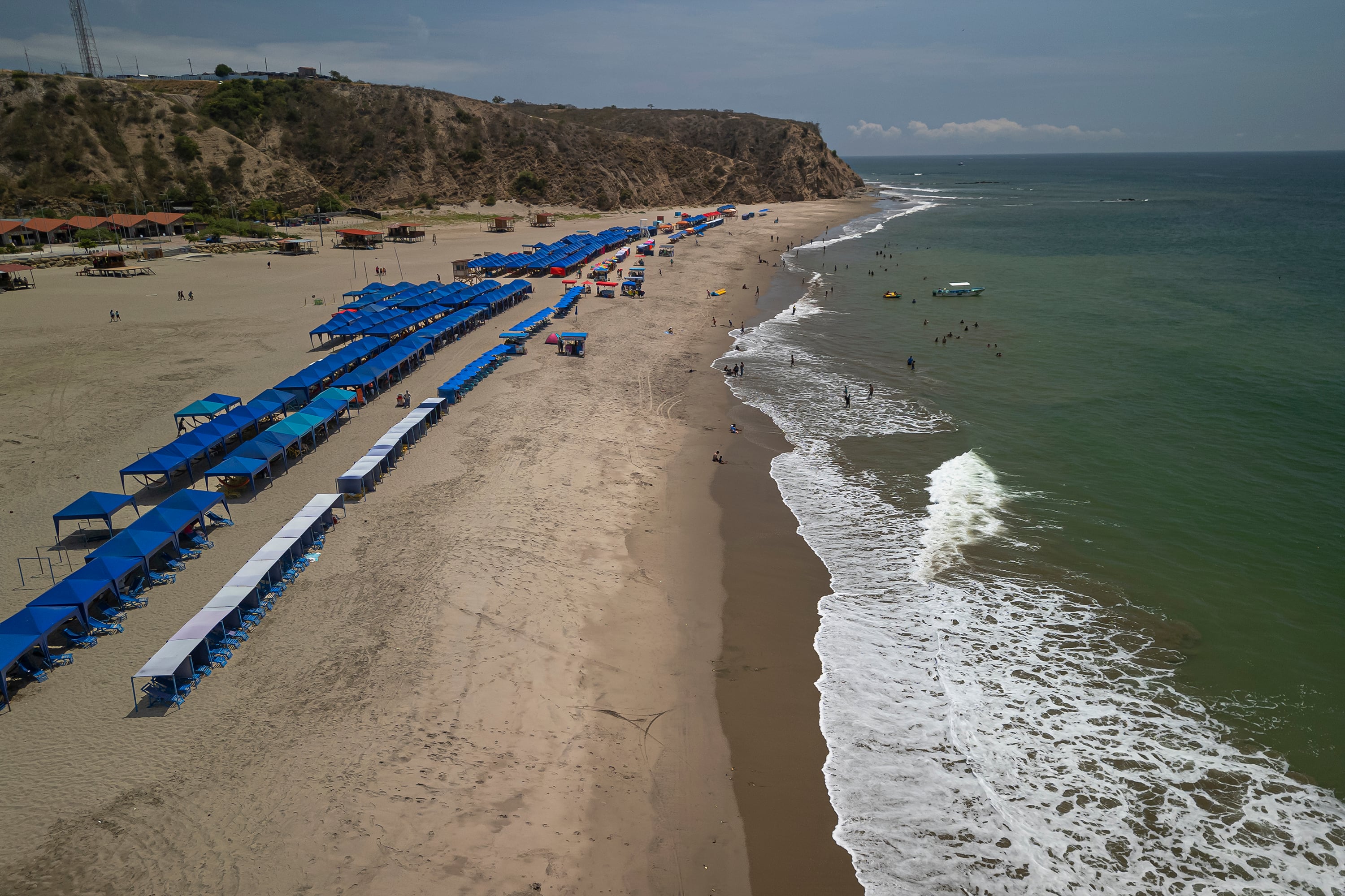 Vista de San Mateo, Manabí.