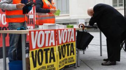 Votación Madrid