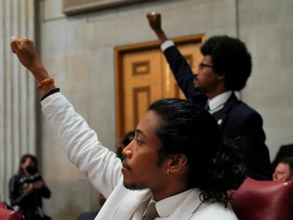 Rep. Justin Pearson and Rep. Justin Jones