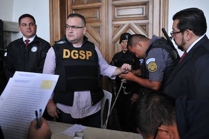 Duarte, en Guatemala, cuando fue extraditado a México en 2017.