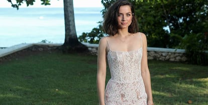 Ana de Armas, en la presentación de la última película de James Bond, en Jamaica, en abril. 