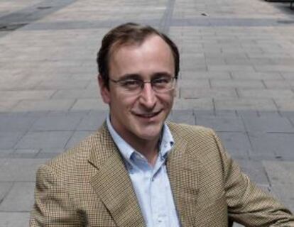 Alfonso Alonso, en Vitoria este mes.