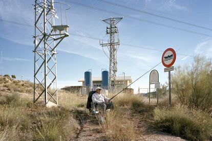 Fotografía tomada en la N-211 en Caspe, Zaragoza, en 2014.