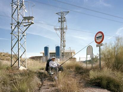 Fotografía tomada en la N-211 en Caspe, Zaragoza, en 2014.