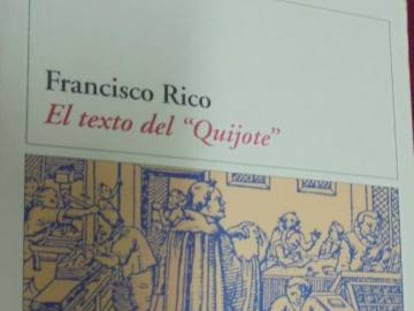 ‘El texto del Quijote’