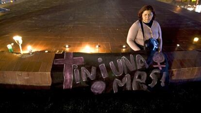 Protesta contra la violencia de g&eacute;nero en Tijuana (M&eacute;xico). 