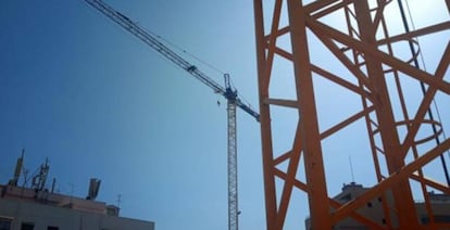 Construcción de vivienda en Valencia. 