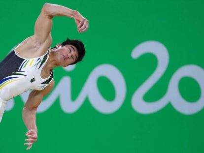 Ginasta Arthur Mariano Nory leva a medalha de bronze neste domingo nos Jogos Olímpicos pelo solo