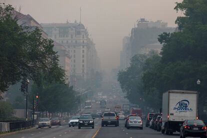 Vista de la ciudad de Washington, este jueves.