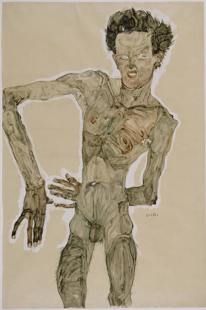 Obra d'Egon Schiele.