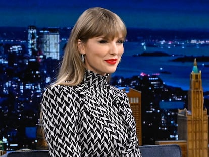 Taylor Swift, en su reciente aparición en el programa de Jimmy Fallon.