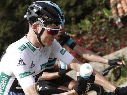 Froome durante la undécima etapa de la Vuelta a España 2016.