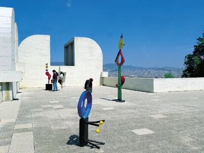 El edificio de la Fundación Miró, obra de Josep Lluís Sert.