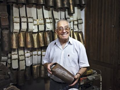 Joaquim Sim Sim, uno de los últimos esquileros de Alcáçovas.