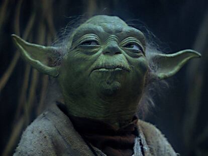 Yoda, uno de los personajes más populares de la saga de 'Star Wars'.