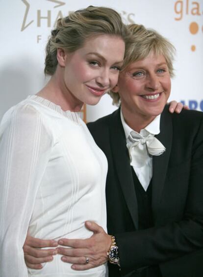 Ellen DeGeneres y Portia Rossi.